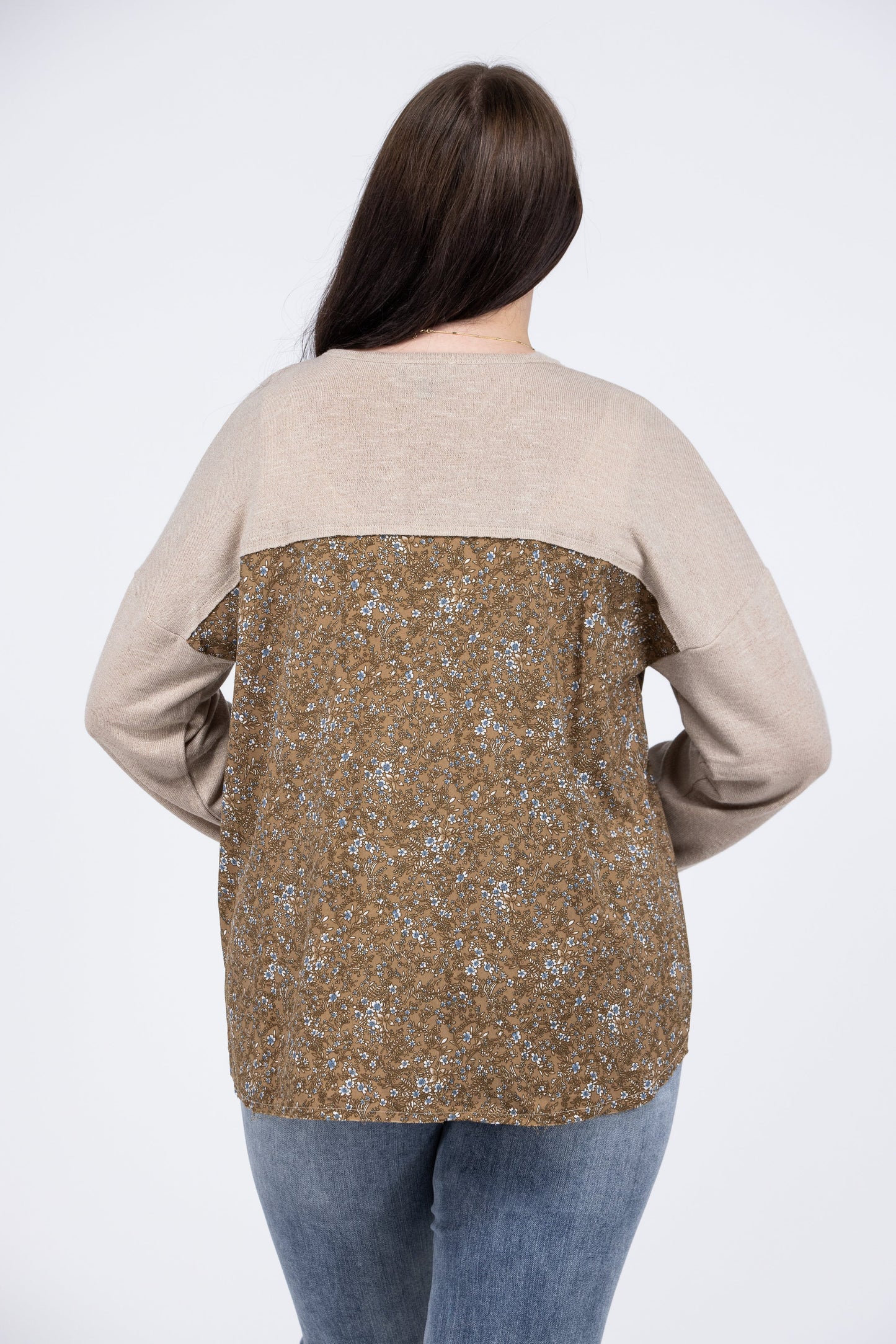 Hey There Women's Woven Long Sleeve Top