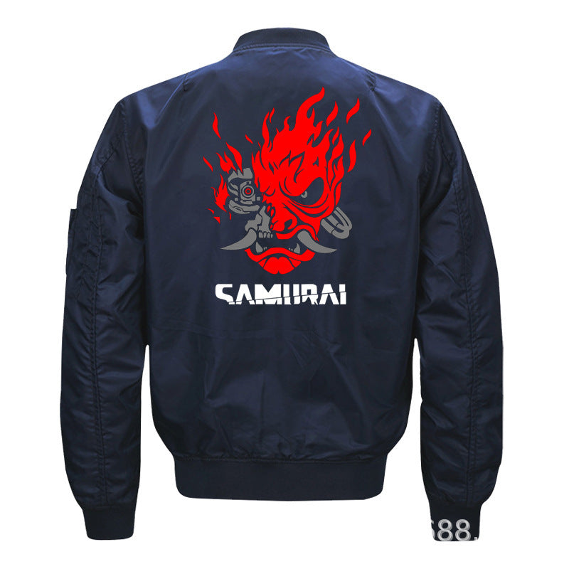 Cyberpunk 2077 Jacket Cyberpunk Sweater Pilot Jacket