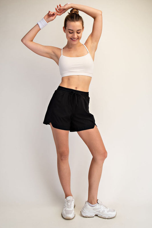 Black Active 5" Shorts