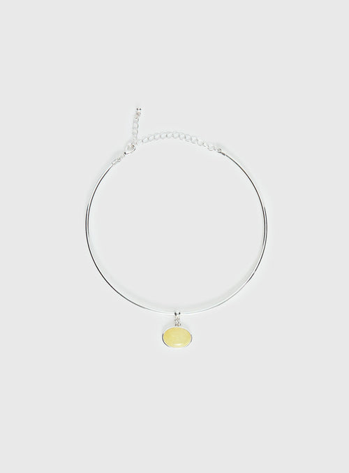 Vanita Necklace Silver / Yellow