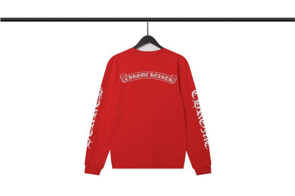 Chh Chrome Heart Long Sleeve Shirt Unisex Fashion Loose Long Sleeve Shirt