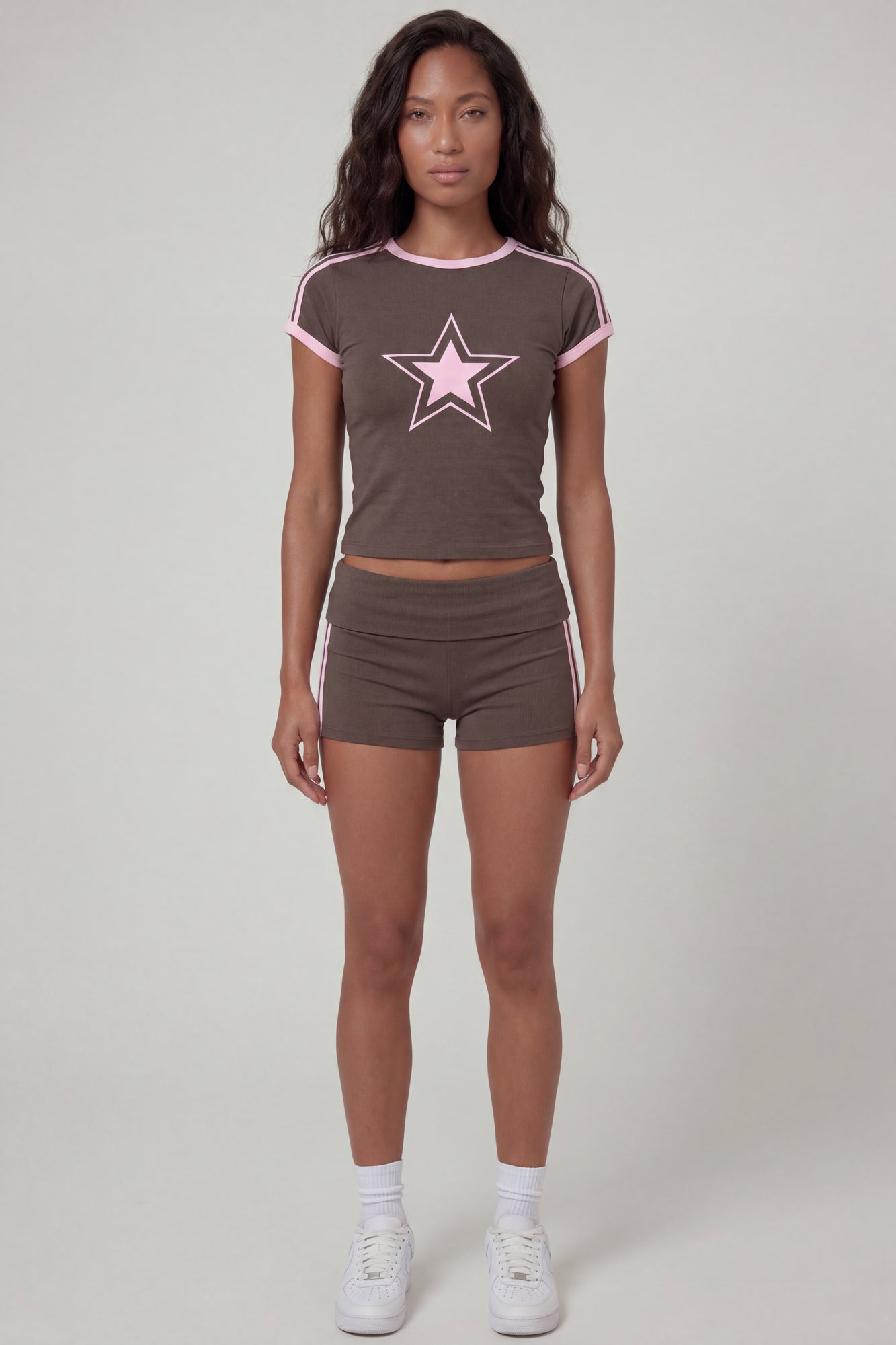 Foldover Waist Shortie