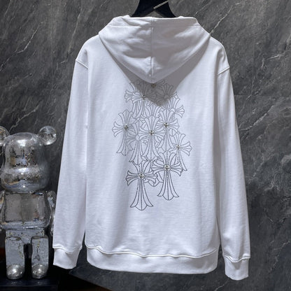 Chh Chrome Hearts Hoodie Casual Hooded Sweater Zip Jacket