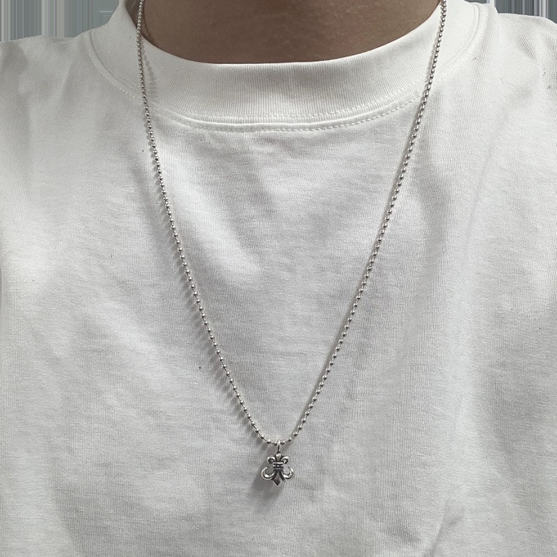 Chrome Hearts Necklace Vintage Scout Flower Necklace Iris Fall Winter