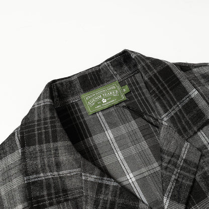 Denim Tears Shirt Kapok Plaid Short Sleeve Shirt