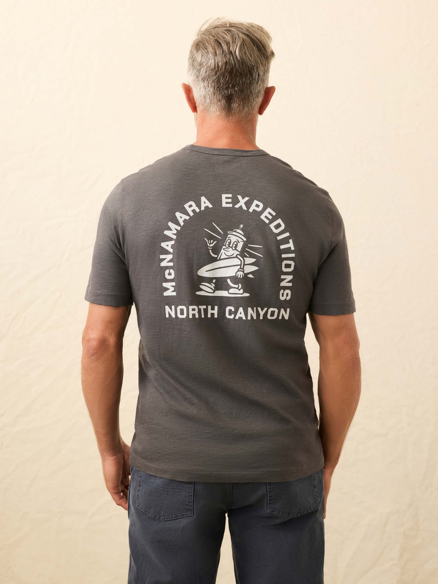 Nazare Sunwashed Tee - Graphite