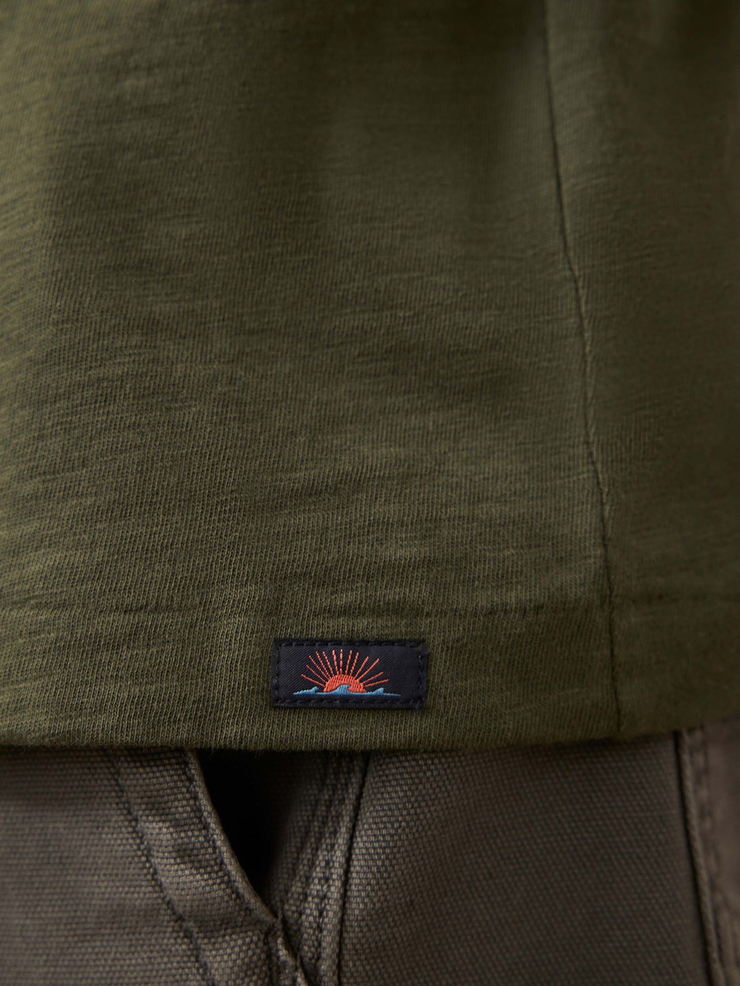 Sunwashed Regenerative Tee - Fall Evergreen