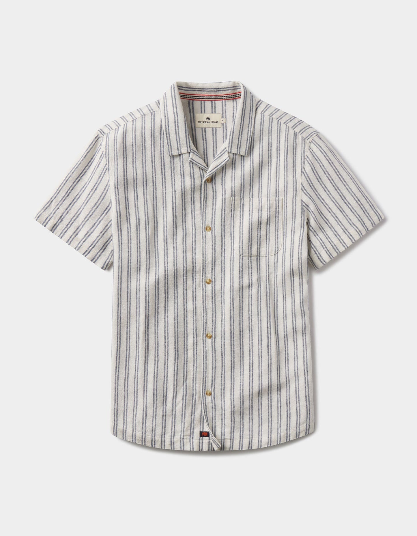 Freshwater Camp Shirt in Vintage Blue Stripe
