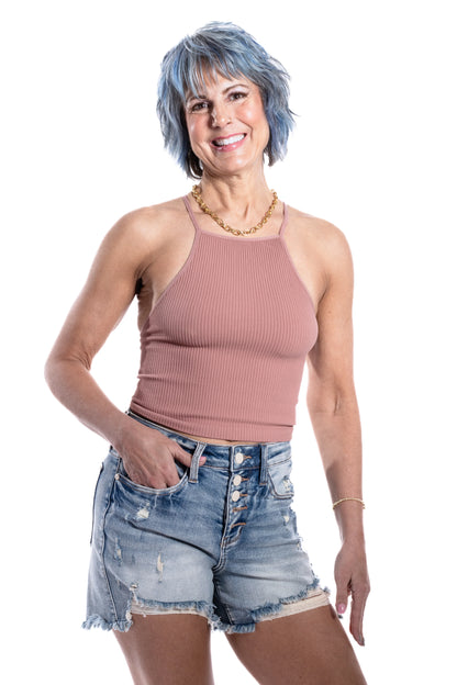 Women's Seamless Halter Bralette