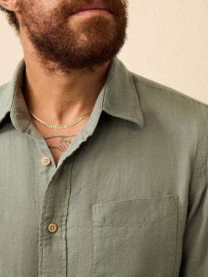 Laguna Linen Shirt - Valley Sage