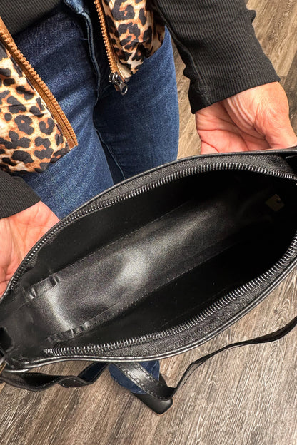 ALB Custom Faux Patent Leather Handbag