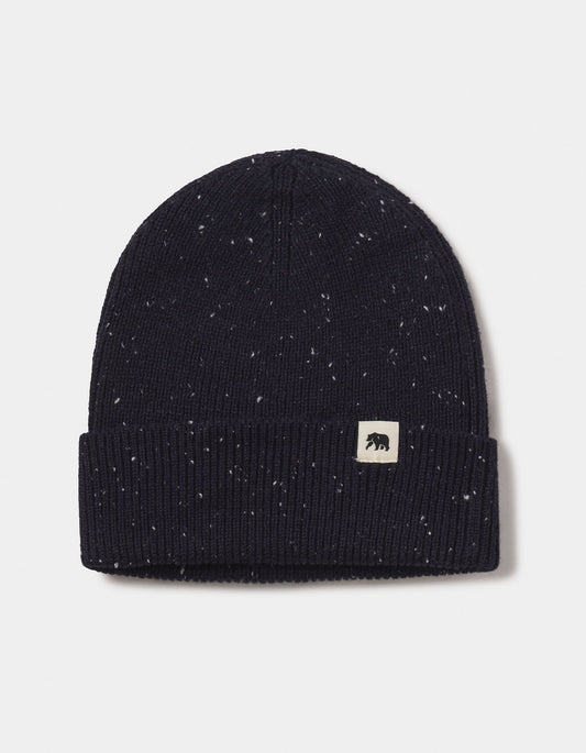 Seawool Nep Beanie in Navy