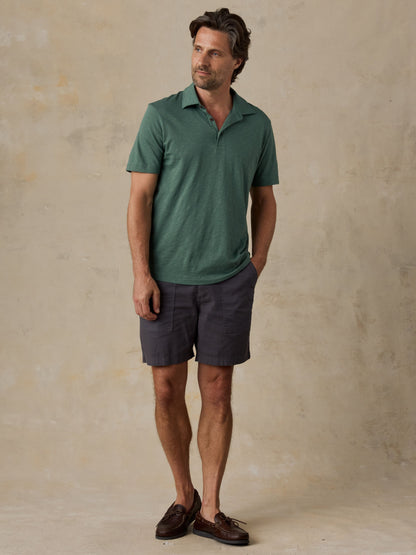 Sunwashed T-Shirt Polo - Island Spruce