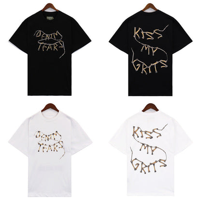 Denim Tears T Shirts Casual Short Sleeve T-shirt