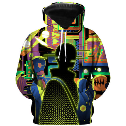 Cyberpunk 2077 Hoodie Autumn and Winter Cyberpunk 2077 Series 3D Hooded Sweater