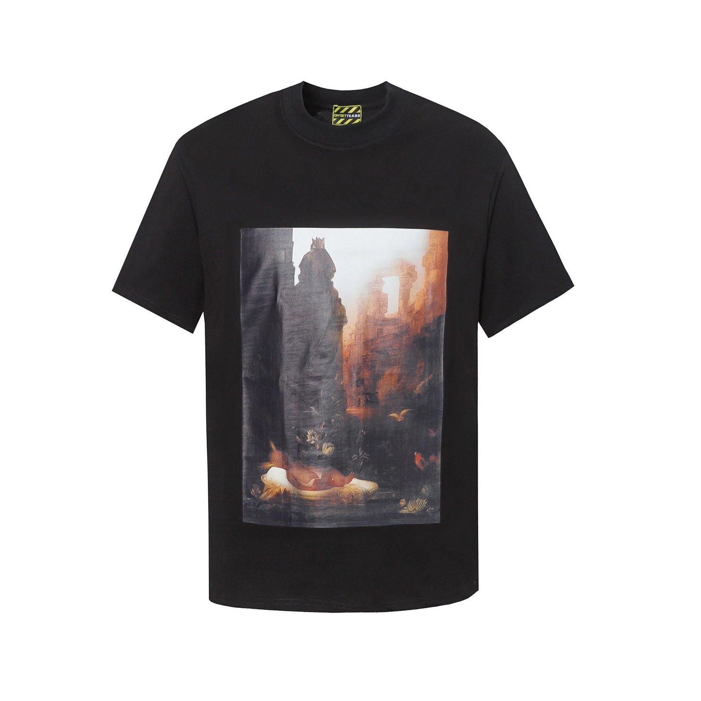 Denim Tears T Shirts 24S Kapok Geometric Pattern Short Sleeve T-shirt