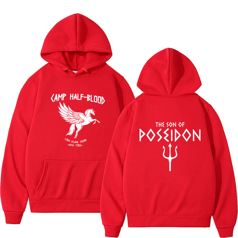 Camp Half Blood Double Sided Graphic Hoodie Unisex Fashion