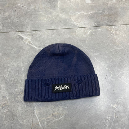 Chh Chrome Heart Beanie Frayed Knitted Hat Korean Version Simple Warm Ear Protector Wool Hat