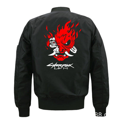 Cyberpunk 2077 Jacket Cyberpunk Sweater Pilot Jacket