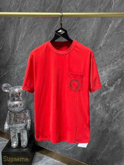 CHH Chrome Hearts T Shirts Mouth Short Sleeve T-shirt Men and Women