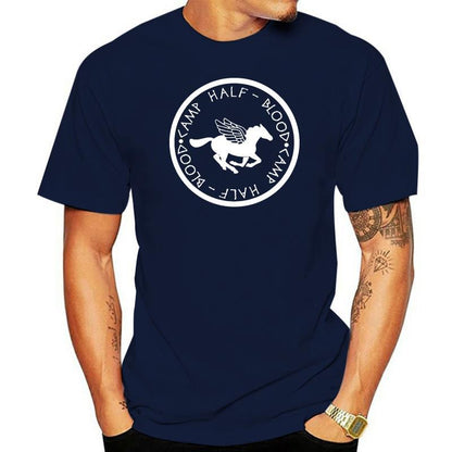 Camp Half Blood Logo ManT-Shirt T Shirts Short Sleeve Leisur