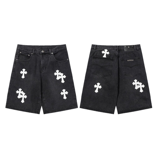 CHH Chrome Hearts Jeans Unisex Casual Loose Jeans