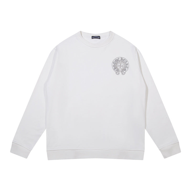 Chh Chrome Heart Long Sleeve Shirt Unisex Fashion Loose Long Sleeve Shirt