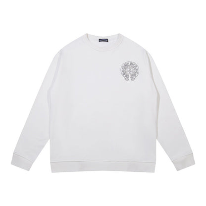 Chh Chrome Heart Long Sleeve Shirt Unisex Fashion Loose Long Sleeve Shirt