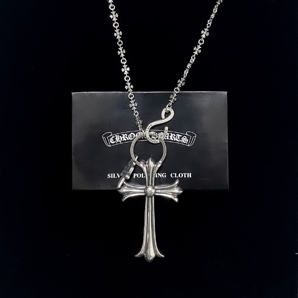 Chrome Hearts Necklace Trouser Chain Big Cross Bag Accessories