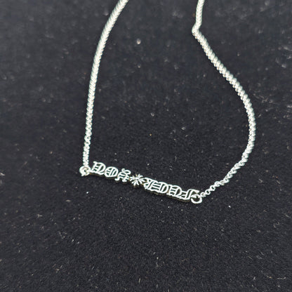 Chrome Hearts Necklace Retro Men's and Women's Simple Clavicle Chain