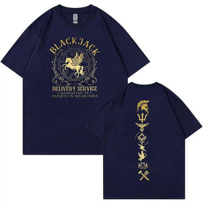 Camp Half Blood Percy Jackson T Shirts Man Women Retro Fashion