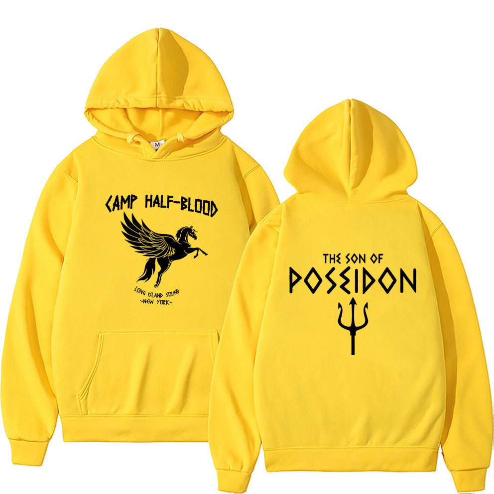 Camp Half Blood Double Sided Graphic Hoodie Unisex Fashion