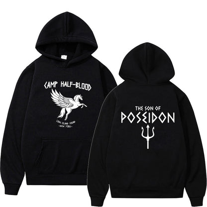 Camp Half Blood Double Sided Graphic Hoodie Unisex Fashion