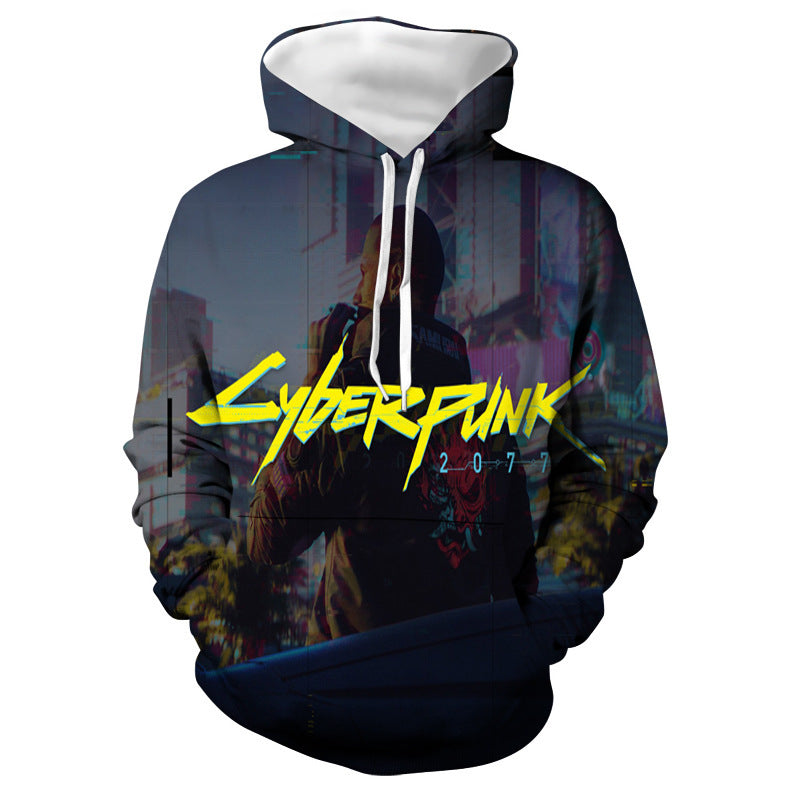 Cyberpunk 2077 Hoodie Samurai Themed Hoodie Sweatshirt Surrounding the Game