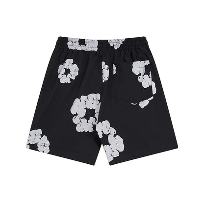 Denim Tears Outfit:T Shirt/Shorts (Separate Purchase Options) Shirt Loose Shorts Men and Women Casual Suit