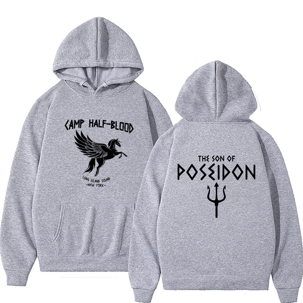 Camp Half Blood Double Sided Graphic Hoodie Unisex Fashion
