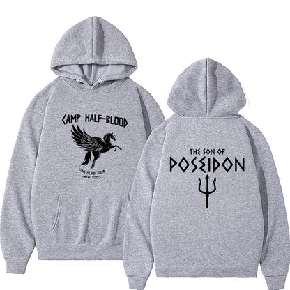 Camp Half Blood Double Sided Graphic Hoodie Unisex Fashion