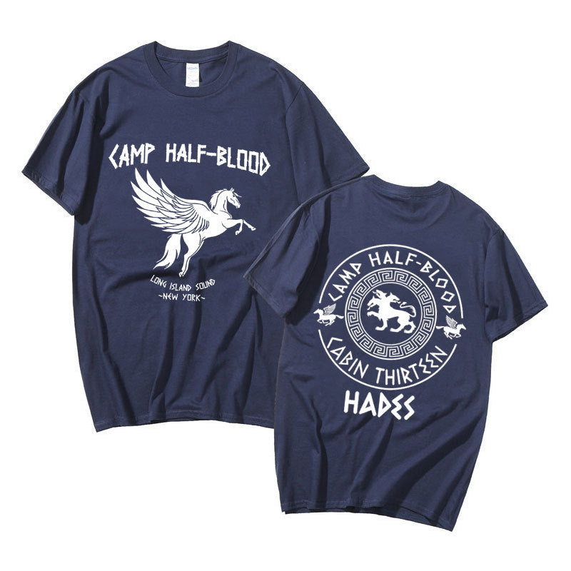 Camp Half Blood Double Sided Graphic T Shirts Men Women