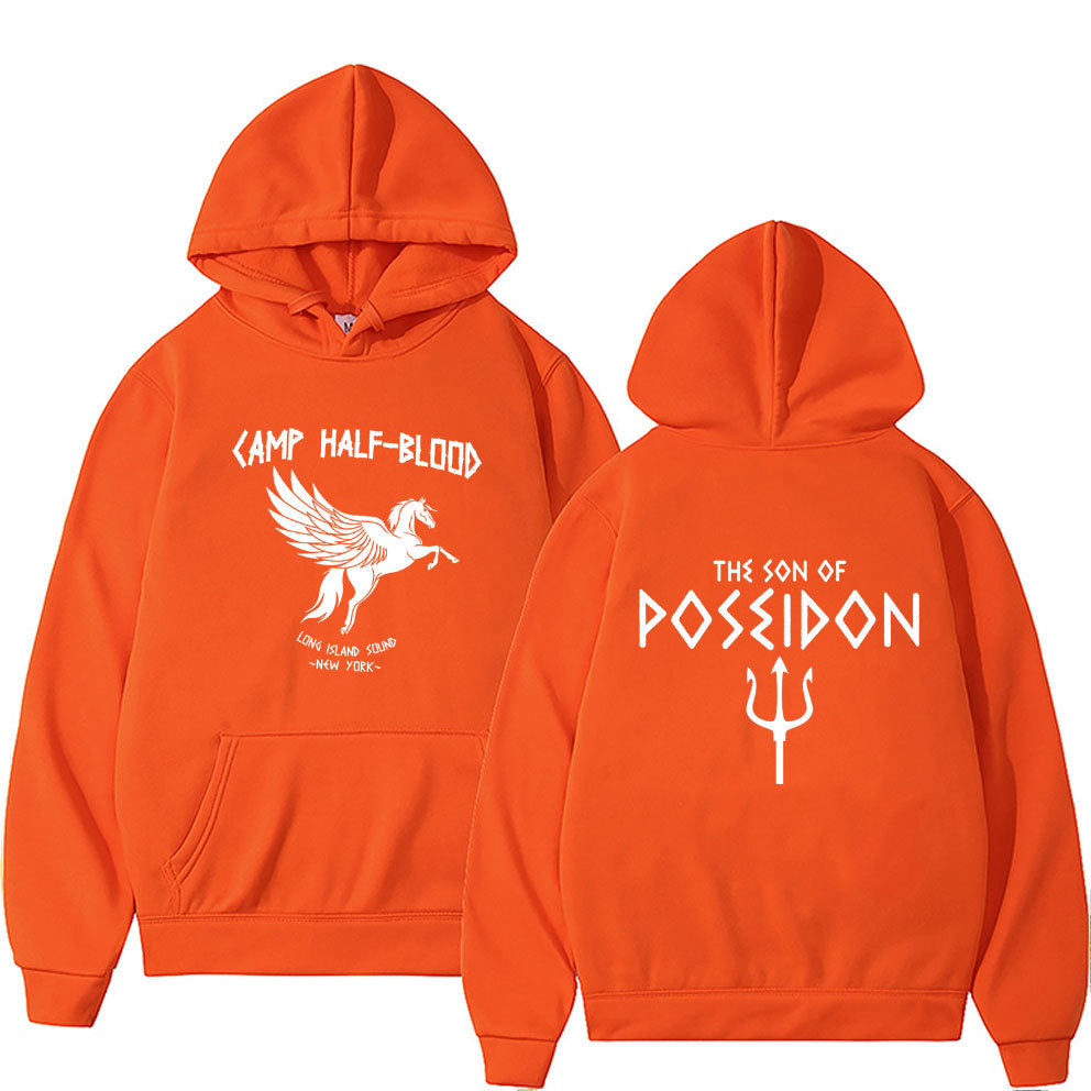 Camp Half Blood Double Sided Graphic Hoodie Unisex Fashion