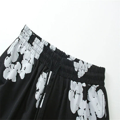 Denim Tears Outfit:T Shirt/Shorts (Separate Purchase Options) Shirt Loose Shorts Men and Women Casual Suit
