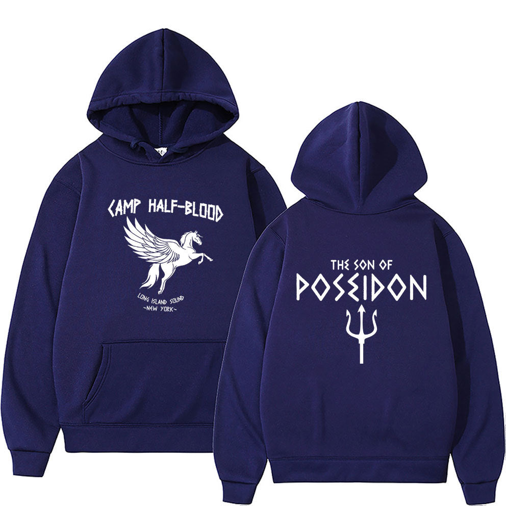 Camp Half Blood Double Sided Graphic Hoodie Unisex Fashion