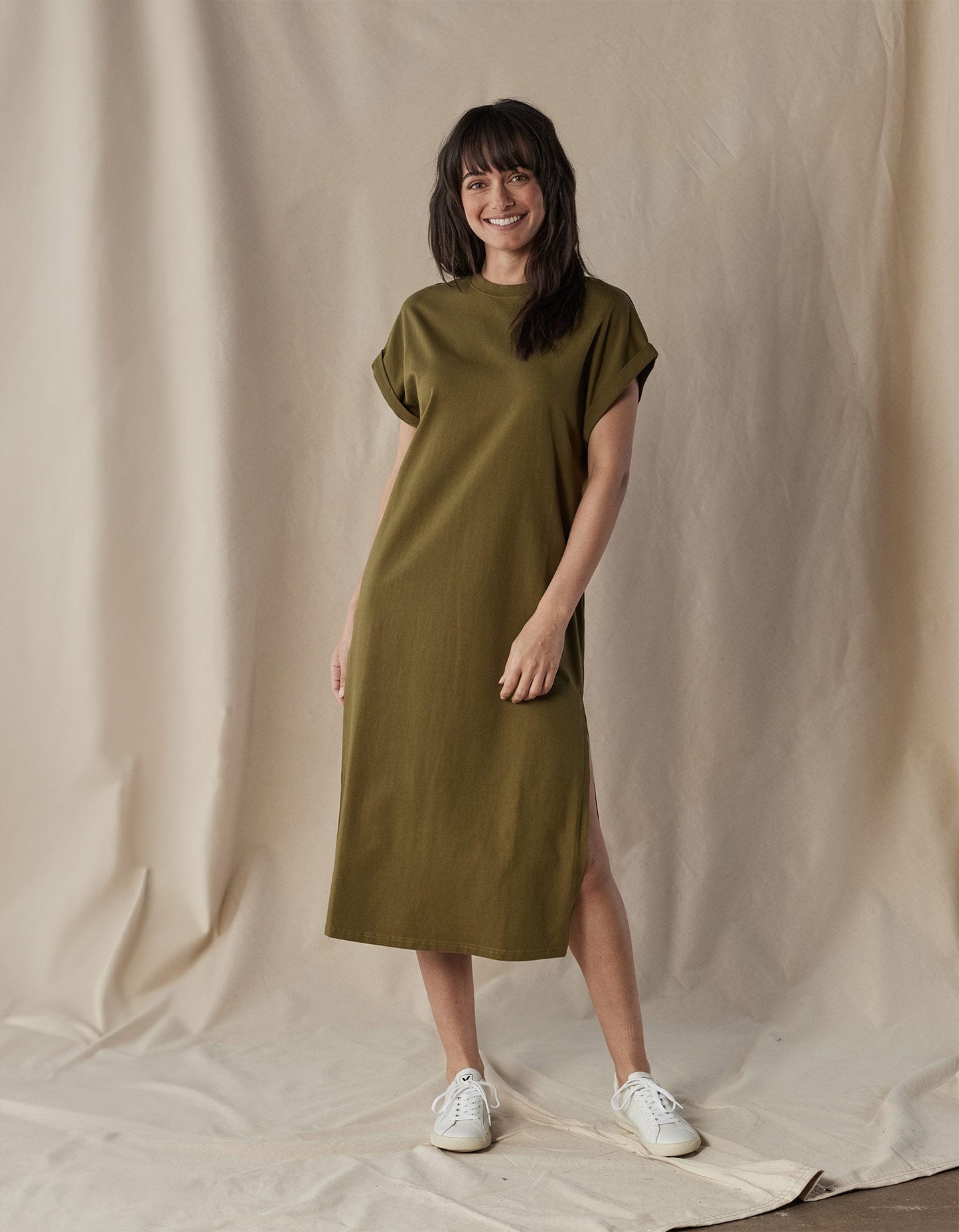 Lennox Jersey Midi T-Shirt Dress