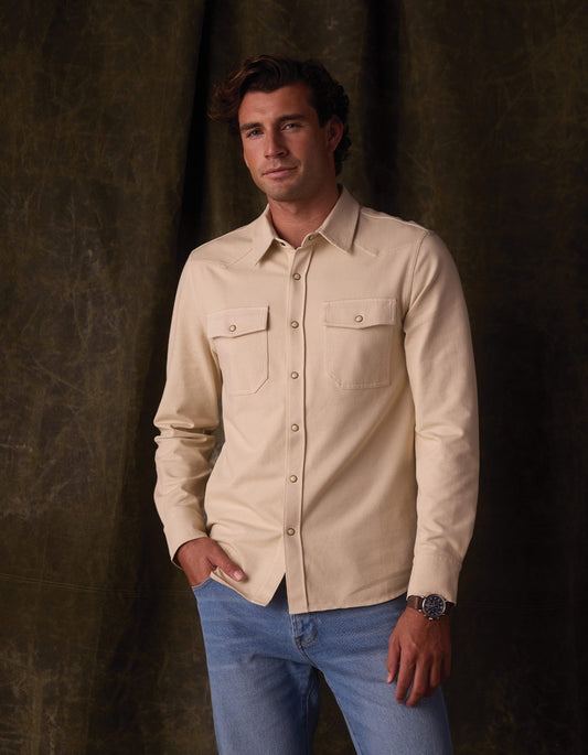 Tentoma Stretch Vintage Button Up