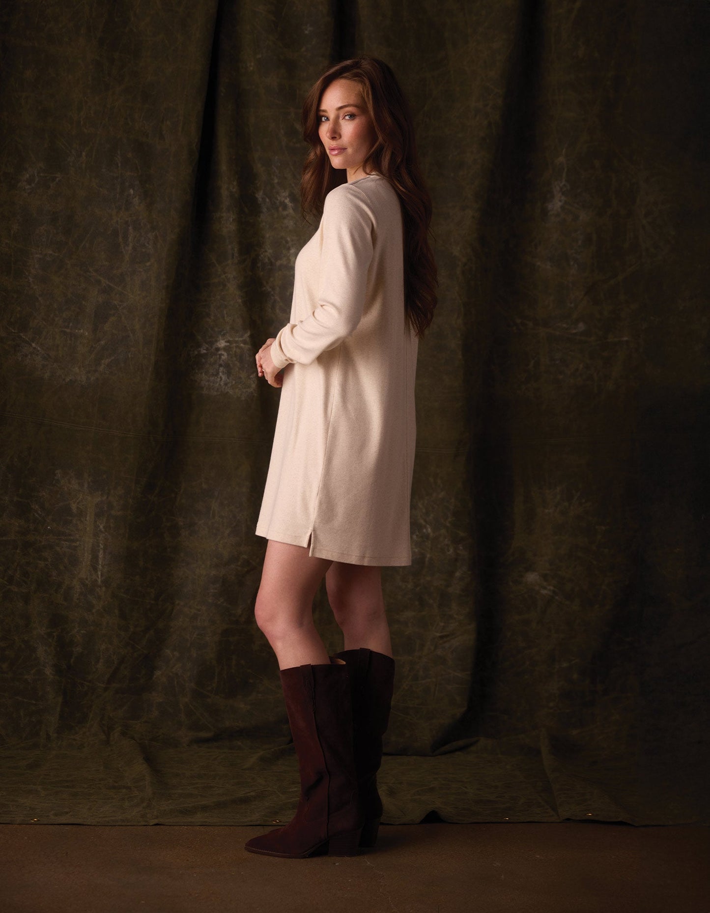 Puremeso Everyday Dress in Fossil