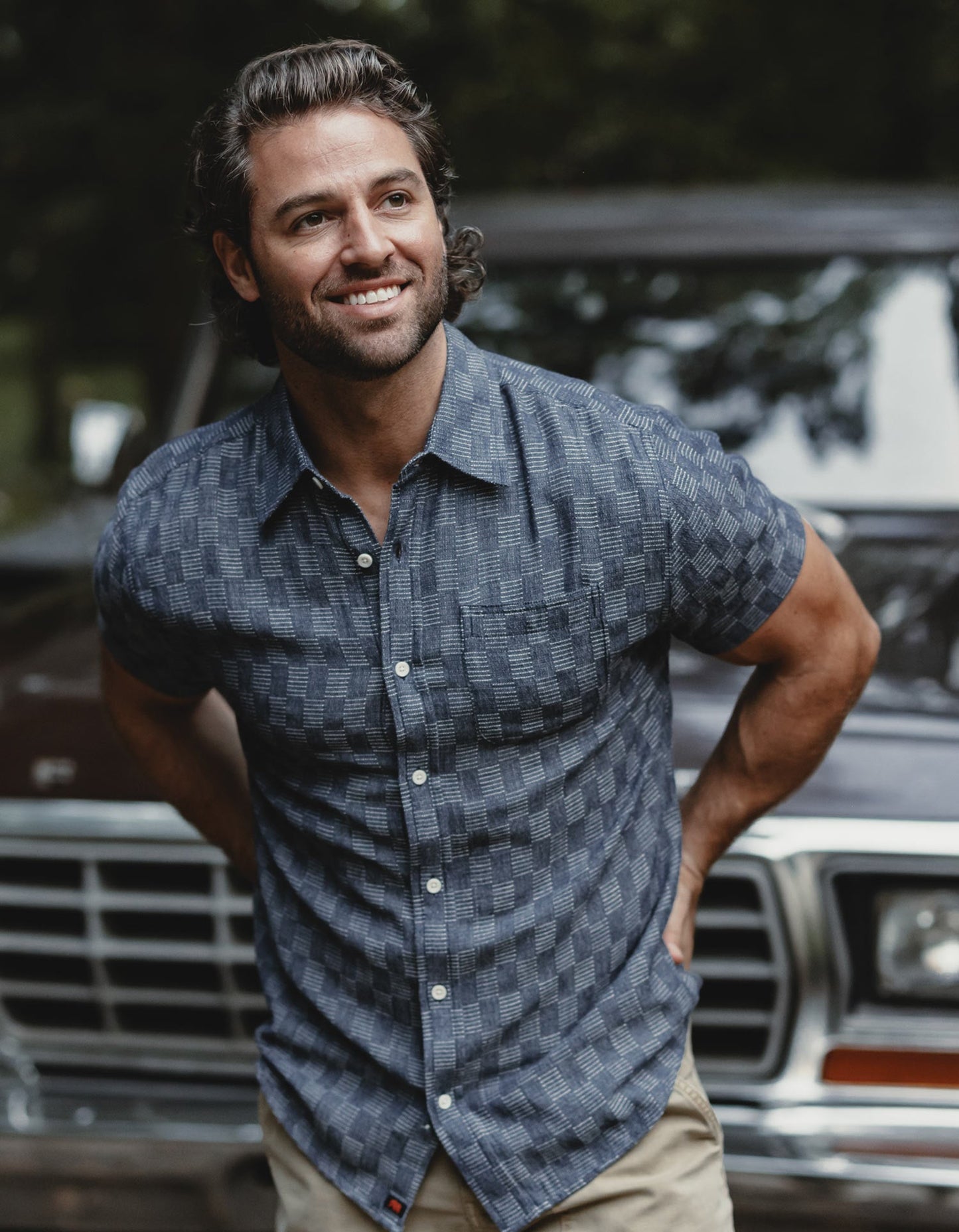 Freshwater Short Sleeve Button Up Shirt