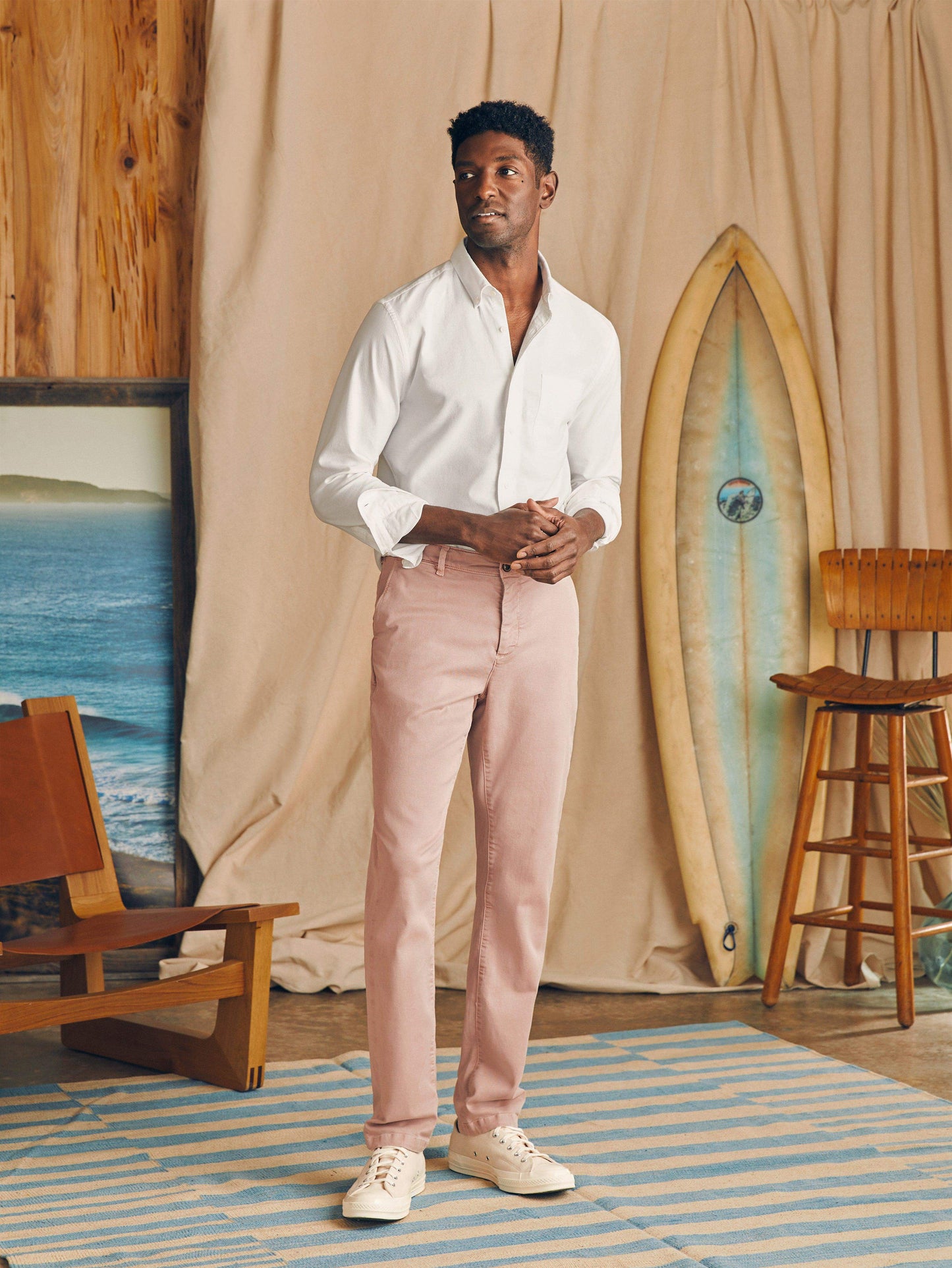 Coastline Chino (30") - Spring Quartz