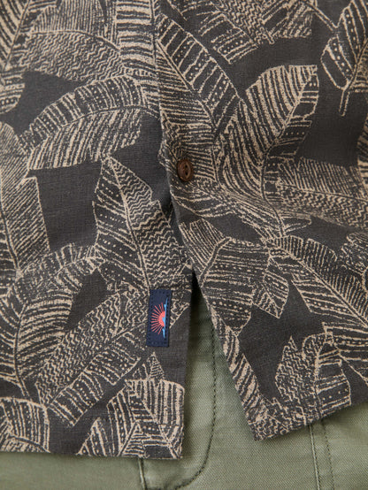 Short-Sleeve Breeze Camp Shirt - Graphite Rainforest