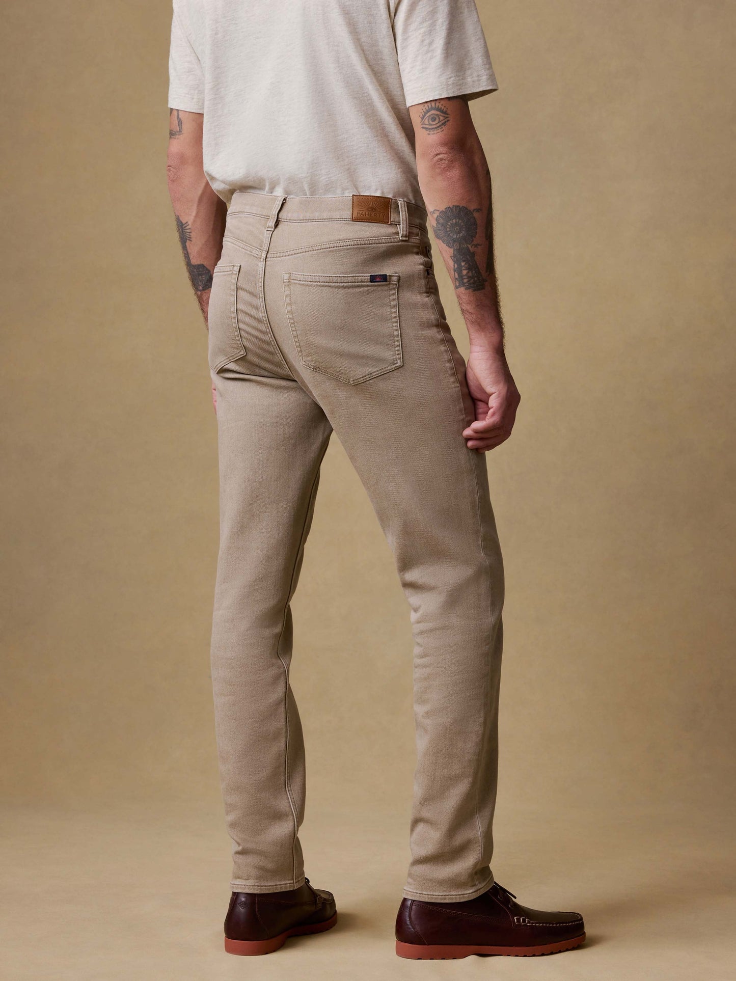 Stretch Terry 5-Pocket Pant - Desert Khaki