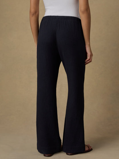 Laidback Gauze Pant - Black