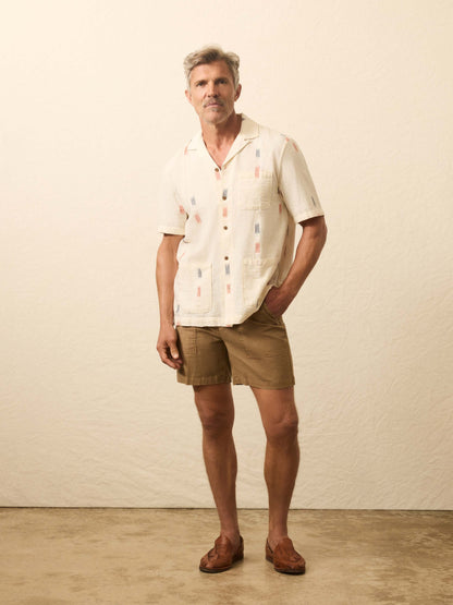 Short-Sleeve Ikat Shirt - Cedar Lake Ikat